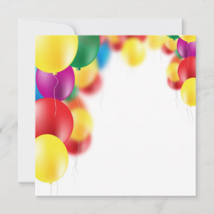 Fond de ballons colorés