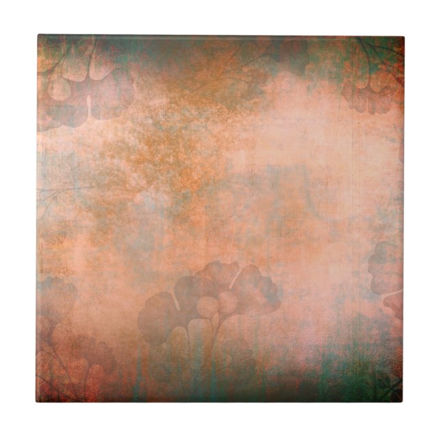 Fond de carreau de céramique vintage Patina Grunge (Devant)