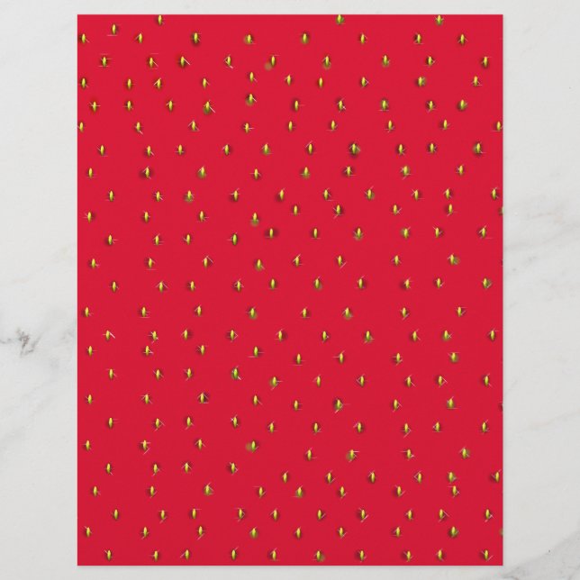 Fond de fraise amusant rouge (Devant)