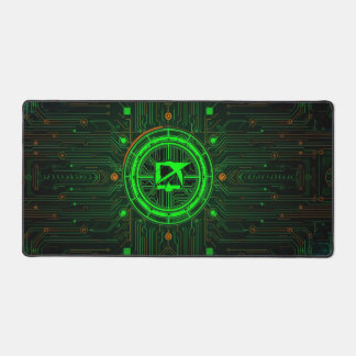 Fond de jeu futuriste noir et vert cool