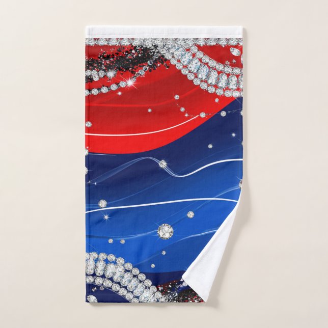 Fond de luxe Étincelle de Diamant (Serviette à main)