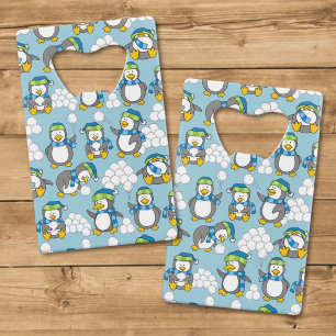 Fond de petits pingouins