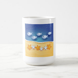 Fond de plage, mug