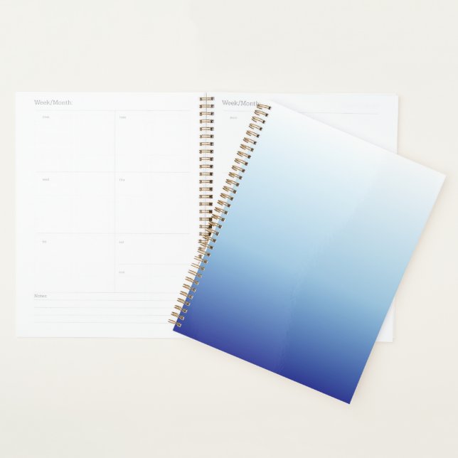 Fond dégradé bleu minimal (Devant avec enveloppe)