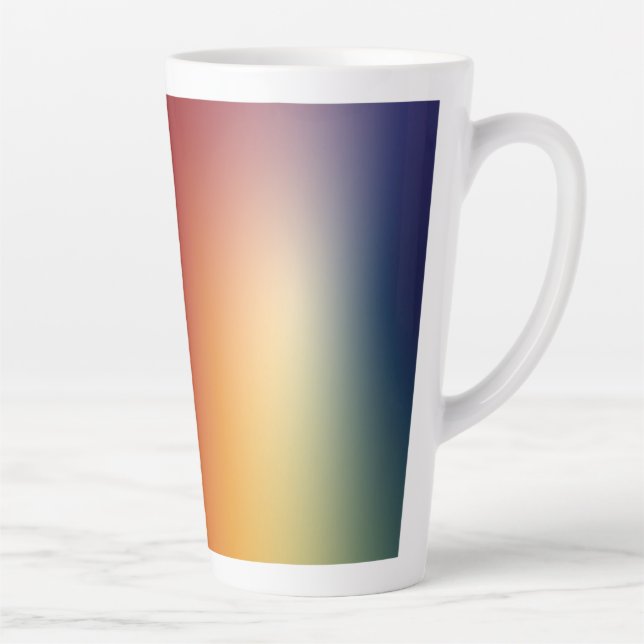 fond dégradé sur tasse de latte (Droite)