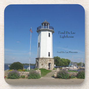 Fond Du Lac Phare ensemble de 6 dessous de verre e