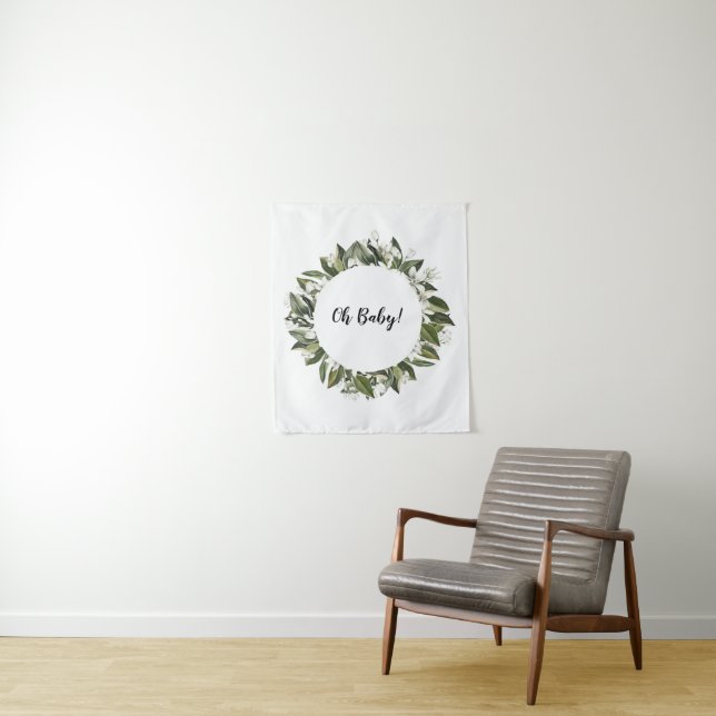 Fond Oh Baby Bébé Tapisserie Bannière (En situation)