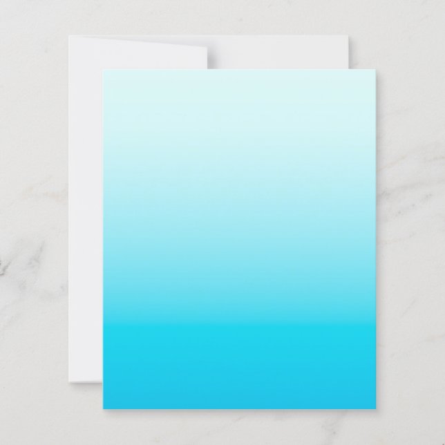 Fond ombré bleu aqua (Devant)