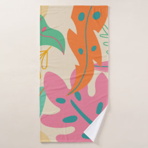 Fond tropical avec des plantes de jungle. Feuille