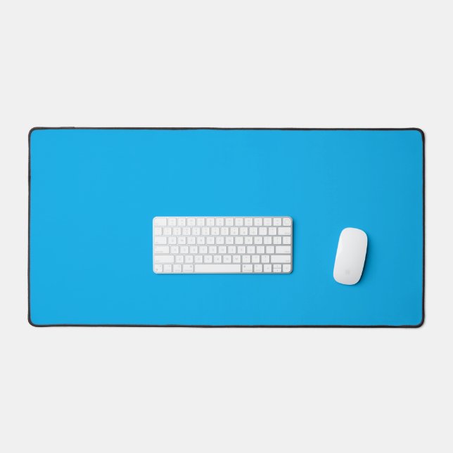 Fond uni bleu cyan  (Clavier et souris)