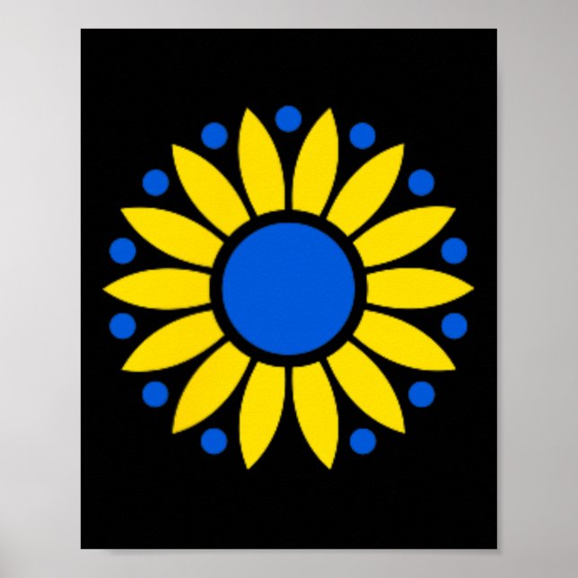Fondation Liberté Ukraine Impression Avec La Fleur (Devant)