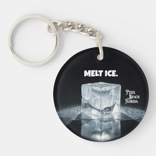 FONDRE LA GLACE. Porte-clés (Devant)