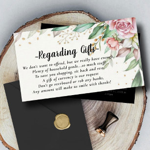 Fonds Floral Lune de Miel au lieu de cartes cadeau