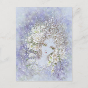 Fondu vers carte postale blanche