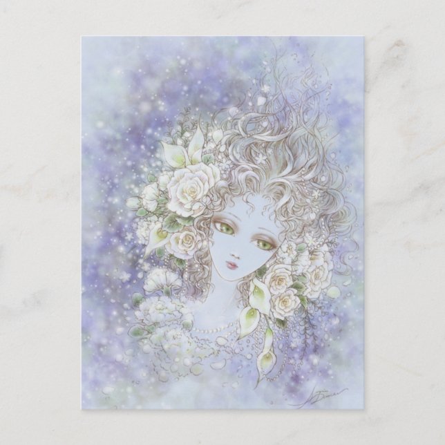 Fondu vers carte postale blanche (Devant)