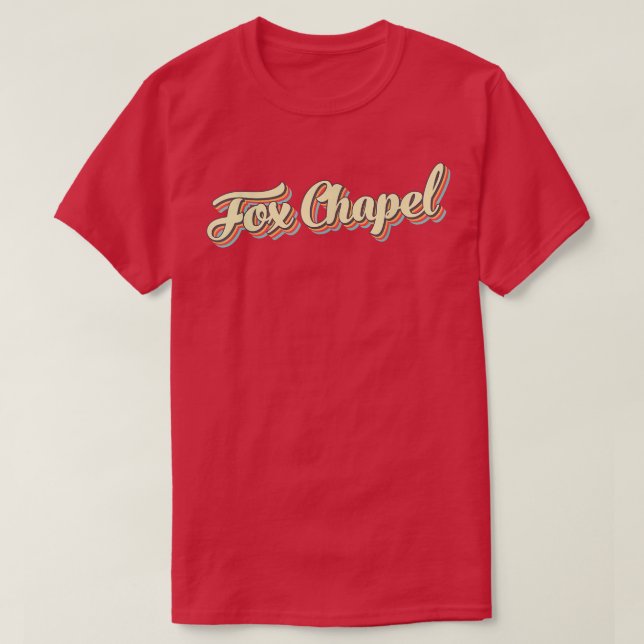 Font Chapel Tshirt Art Rétro Baseball Police Vinta (Design devant)