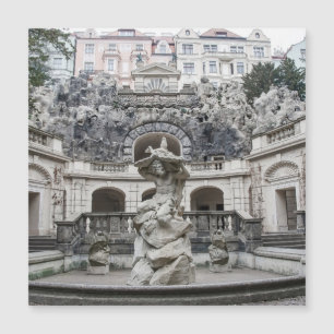 Fontaine avec statue de Neptune à Prague