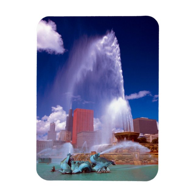 Fontaine de Buckingham Chicago Premium Flex Magnet (Vertical)
