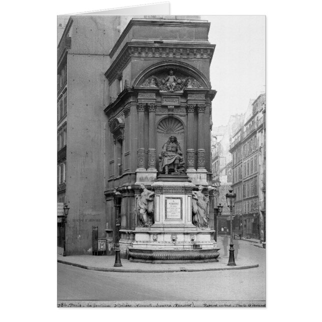 Fontaine de Molière, 1844 (Devant)