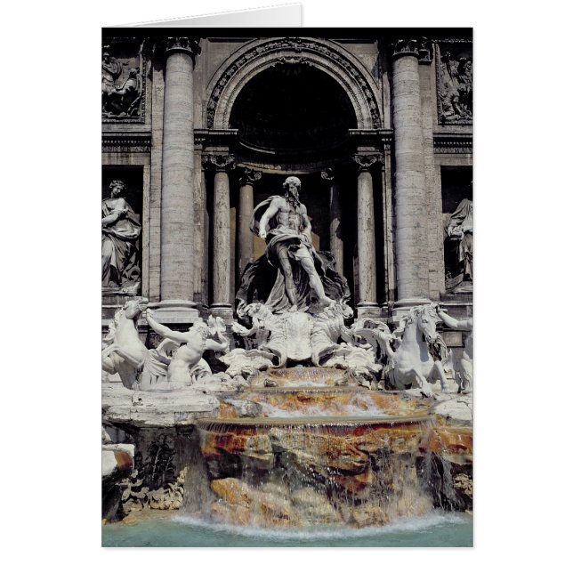 Fontaine de Trevi, construite 1732-62 (Devant)