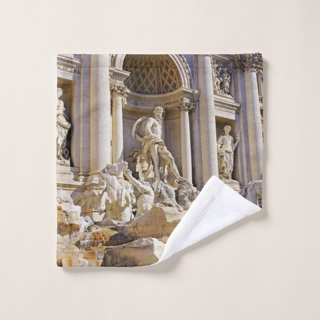 Fontaine de Trevi Rome Photographie (Gant de toilette)