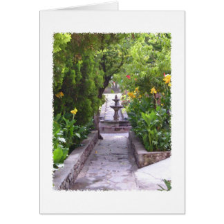 Fontaine du jardin mexicain