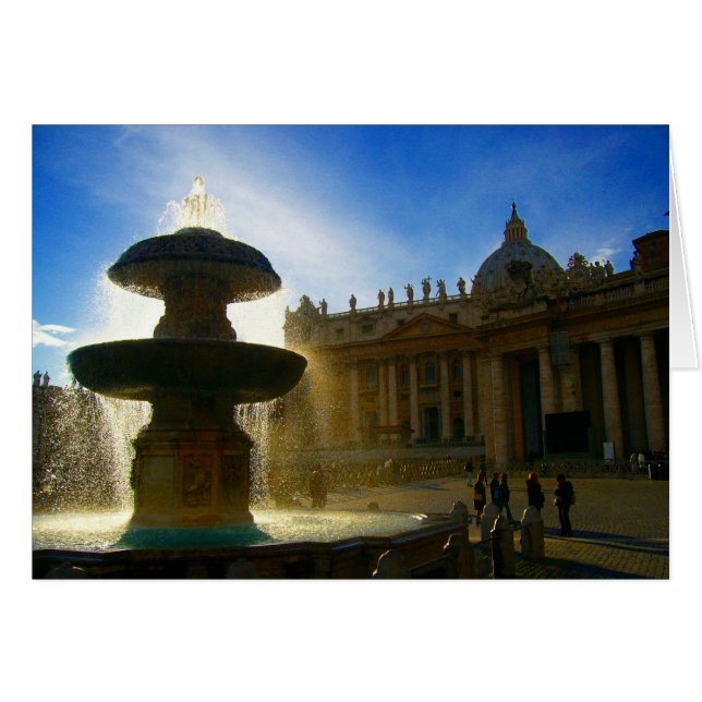 fontaine du vatican (Devant horizontal)