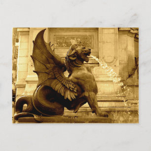 Fontaine Saint-Michel - Paris, France Carte postal