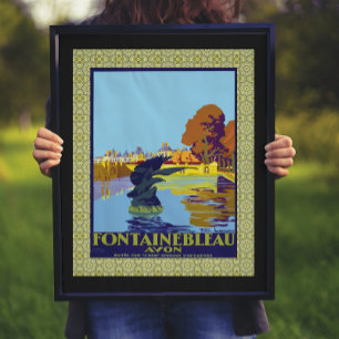 Fontainebleau Avon France Poster Français