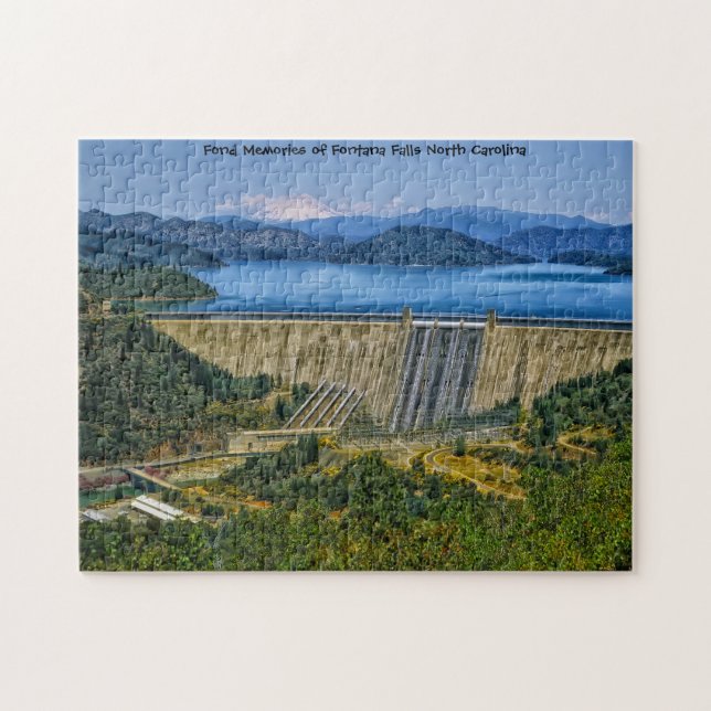 Fontana Falls Caroline du Nord. Puzzle (Horizontal)