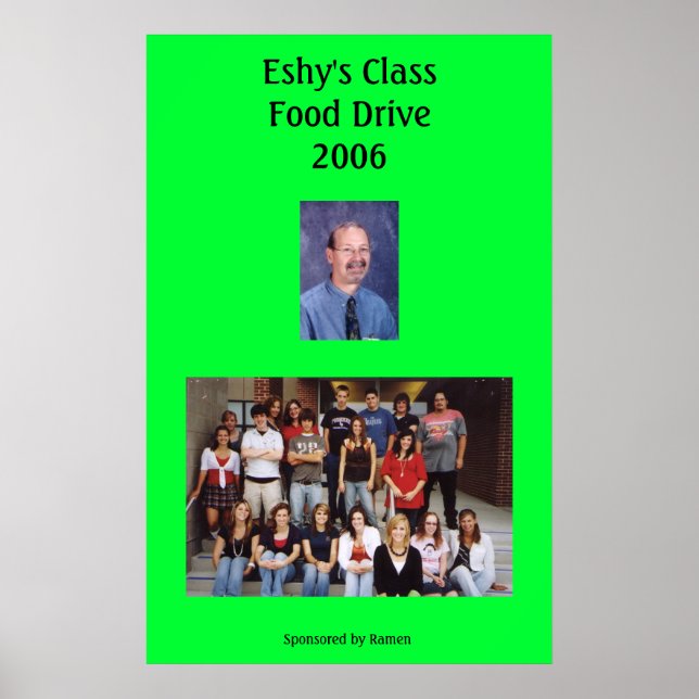 Food Drive Poster (Devant)