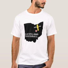 Foosball d'état de Cleveland Ohio - T-shirt OG