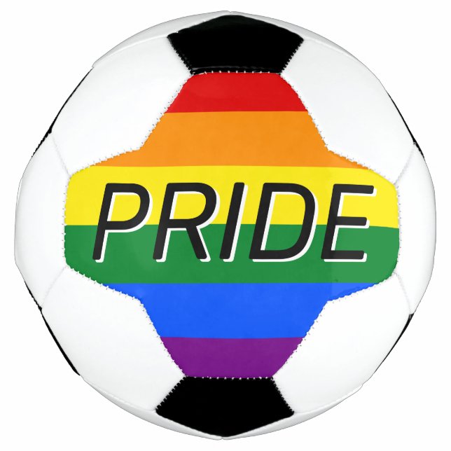 Foot Ballon de soccer Rainbow Pride (Devant)