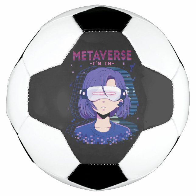 Foot Fille d'anime lunettes de réalité virtuelle Ballon (Devant)