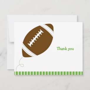 Football All Star Flat Remerciements Cartes de not
