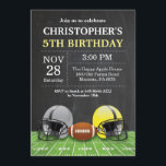 Football Anniversaire Invitation Anniversaire Fête<br><div class="desc">Football Anniversaire Invitation Anniversaire Fête. Invitation de fête d'anniversaire garçon ou fille. Football Sport Thème Anniversaire Bash. Jaune et Blanc. Arrière - plan de tableau de bord. 1er premier anniversaire. 1er 2ème 3ème 4ème 6ème 7ème 9ème 10ème 11ème 12ème 13ème 14ème 15ème, tout âge. Numérique imprimable. Pour plus de personnalisation,...</div>