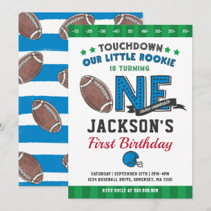 Football Anniversaire Invitation Football 1er Anni