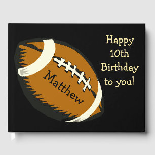 Football Anniversaire Sports Livre d'or