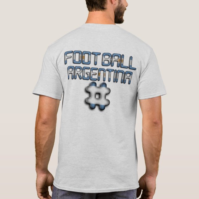 Football Argentina T-Shirt de base masculin (Dos)