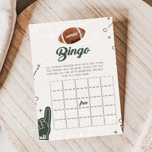 Football Baby shower Bingo Jeu