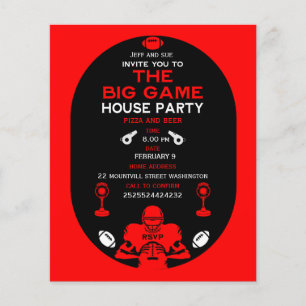 Football Big Game TV Watch Party