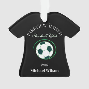 Football Club Bar Chemise En Forme D'Ornement