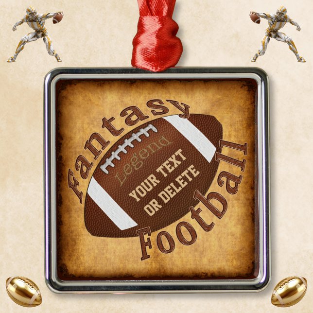 Football de Imaginaire personnalisé Ornements de N (Fantasy football Christmas ornaments. Fantasy football gifts for loser, fantasy football gift.)