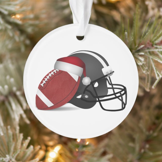 Football Et Casque De Noël (Arbre)