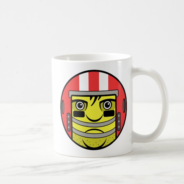 Football Face Café Mug (Droite)