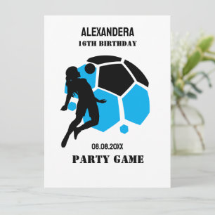 Football Fille Anniversaire Football