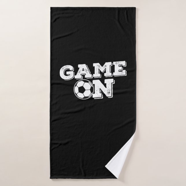 Football Game on (Serviette de bain)