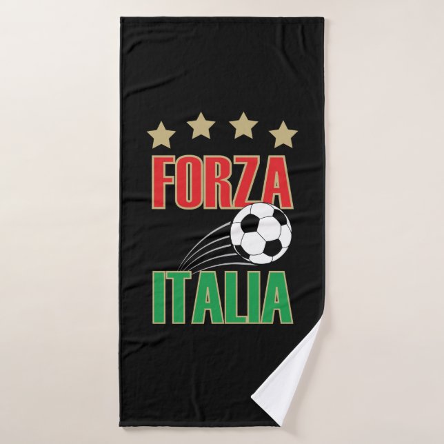 Football Italie Forza (Serviette de bain)