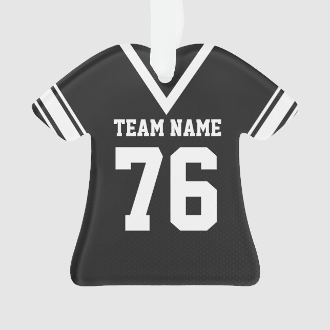 Football Jersey Black Uniform avec photo (devant)