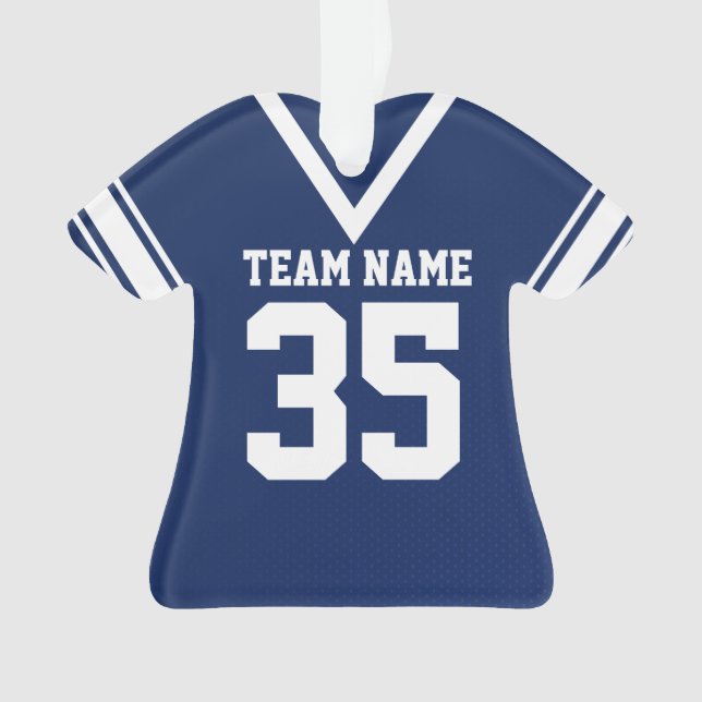 Football Jersey bleu foncé Uniforme (devant)
